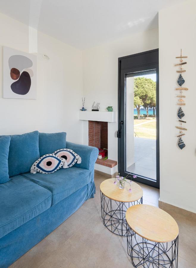 #Flh - Amalthia & Αthena Beachfront Houses In Pefkohori Buitenkant foto