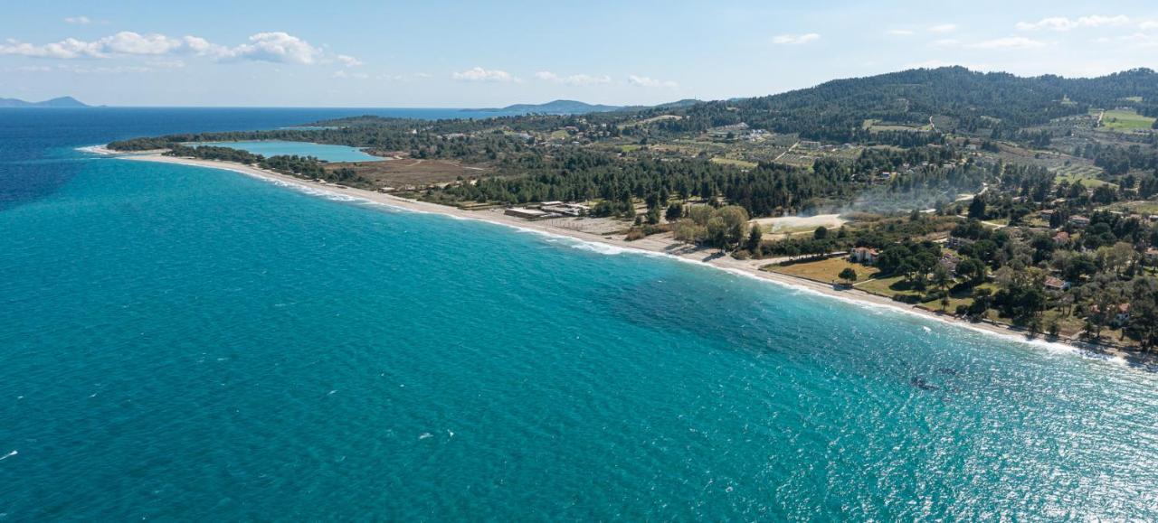 #Flh - Amalthia & Αthena Beachfront Houses In Pefkohori Buitenkant foto